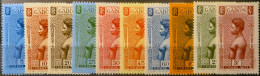R2452/189é - GABON - 1932 - TIMBRES TAXE - SERIE COMPLETE Sauf N°29 - N°23 à 33 NEUFS* - Cote (2024) : 99,00 € - Unused Stamps