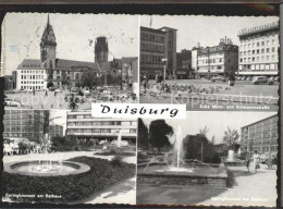 71848639 Duisburg Ruhr Ecke Muenzstrasse Schwanenstrasse Rathaus Springbrunnen A - Duisburg