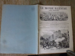 Le Monde Illustré Mars 1871 Place Pigalle Guerre  Kuss Peste Bovine Boulevard D'Enfer Belleville - Zeitschriften - Vor 1900