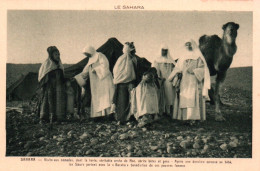 CPA - SAHARA - Visite Aux Nomades .... Edition GL.Arlaud - Andere & Zonder Classificatie