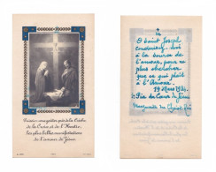 Sainte Famille, Crèche, Noël, Soeur Pia Du Coeur De Jésus Marguerite Du Christ Roi, 1934, éd. B.L. N° 7964 - Santini