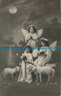 R669872 Frohliche. Girls Angels And Sheep. W. R. B. Serie Nr. 2751. 1912 - Monde