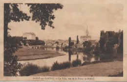 SABLE SUR SARTHE, LA VILLE VUE DE LA ROUTE DE PINCE REF 16857 - Sable Sur Sarthe