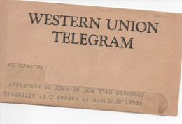 ESTADOS UNIDOS USA WESTERN UNION TELEGRAM LOW RATES TELEGRAPH - Telekom