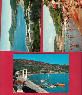 AB341 83 VAR AGAY PLAGE ET PORT 3 CPM ANNEES 1970...... - Autres & Non Classés