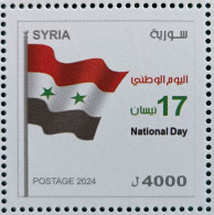 Syria NEW MNH 2024 Issue - National Day - Flag - Syria