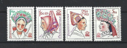 Ceskoslovensko 1977 Headdresses Y.T. 2223/2226 ** - Unused Stamps