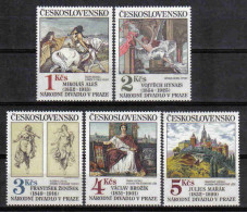 Ceskoslovensko 1983 Paintings Y.T. 2556/2560 ** - Unused Stamps