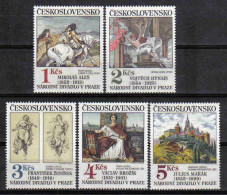 Ceskoslovensko 1983 Paintings Y.T. 2556/2560 ** - Ongebruikt