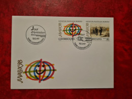 LETTRE CARTE LUXEMBOURG 1997  FDC SERIE JUVALUX 98 - Sonstige & Ohne Zuordnung