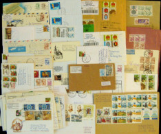 UKRAINE Ukraina ~1991-2009 Briefposten 40 Gut Frankierte Belege Und AK Bedarf Meist Ausland Auch Luftpost Belegeposten - Oekraïne