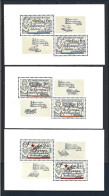 Ceskoslovensko 1977 Belgrado European Conference S/S Y.T. BF 40/42 ** - Blocks & Kleinbögen