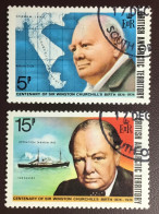 British Antarctic Territory BAT 1974 Churchill FU - Used Stamps