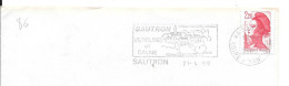 Lettre Entière Flamme 1989 Sautron Loire Atlantique - Mechanical Postmarks (Advertisement)