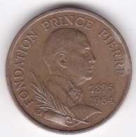 Monaco 10 Francs 1989 , Fondation Prince Pierre , En Cupro Nickel Aluminium - 1960-2001 Nieuwe Frank
