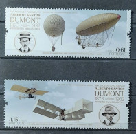 2023 - Portugal - MNH - 150 Years Since Birth Of Alberto Santos Dumont - 2 Stamps - Ongebruikt
