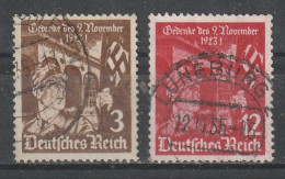 1935  - RECH  Mi No 598/599 - Oblitérés