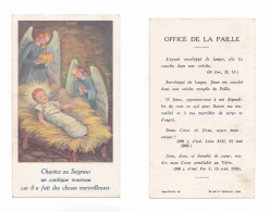 Office De La Paille, Enfant Jésus Et Anges, Crèche, Noël, éd. Ange Michel - Images Religieuses