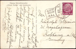 604365 | Schiffspost, Dampfer Albert Ballin, Hapag, Linie Hamburg New York  | - Covers & Documents