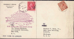 604369 | Schiffspost, Brief Der Wilkins - Ellsworth Trans Atlantic Submarine Expedition, Nordpol, U Boot  | -, -, - - Lettres & Documents