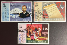British Antarctic Territory BAT 1977 Silver Jubilee FU - Used Stamps