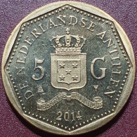 Netherlands Antilies 5 Guldens, 2014 UC1 - Antille Olandesi
