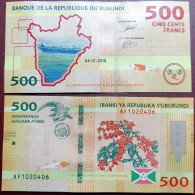 BUURUNDIS 500 Francs, 2018 P-50b - Burundi