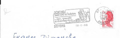 Lettre Entière Flamme 1989 Soyons Ardèche - Mechanical Postmarks (Advertisement)