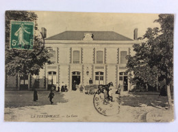 LA FERTE-MACE (61) : La Gare - ND Phot -1907 - Stations Without Trains