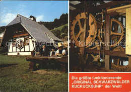 71847800 Schonach Schwarzwald Weltgroesstes Holzraederwerk Mit Kuckucksruf Schon - Other & Unclassified