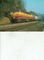 BELGIQUE SNCB-NMBS /LOCALITE CLERVAUX /LOCOMOTIVE-ELECTRIQUE CC 1800  VOIR VERSO /TR6 - Treni