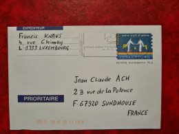LETTRE CARTE LUXEMBOURG 2011 POSTENVELOPPE FLAMME FORUM POUR L'EMPLOI - Other & Unclassified