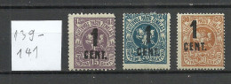 LITAUEN Lithuania 1922 Michel 139 - 141 * - Litauen