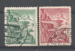 Ceskoslovensko 1938 Mount Tatras Bird Of Prey Y.T. 333/334 (0) - Used Stamps