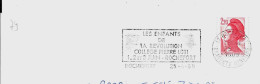 Lettre Entière Flamme 1989 Rochefort Charente Maritime - Oblitérations Mécaniques (flammes)