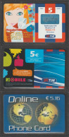 ITALIA:  RICARICHE  -  3  USATE  -  QUESTE. - [2] Sim Cards, Prepaid & Refills