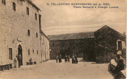 S. PELLEGRINO GARFAGNANA - PIAZZA SANTUARIO E ALBERGHI LUNARDI - Lucca