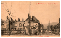 La Guerre De 1914 Dans Les Vosges (Weick) - Saint-Dié - Rue Des Cités Et Rue D'Hellieule Prolongée - Saint Die
