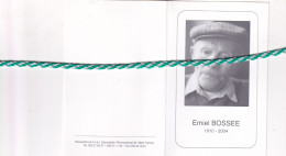 Emiel Bossee-Vansteelandt, Klemskerke 1910, Torhout 2004. Foto - Avvisi Di Necrologio