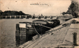 Auxonne Le Pont Péniche Houseboat Côte-D'Or Cpa Ecrite Au Dos En B.Etat - Auxonne