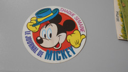 LE JOURNAL DE MICKEY CHAQUE SEMAINE AUTOCOLLANT - Other & Unclassified