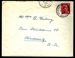 LETTRE DE NIEDERBRONN - 1950 - MARIANNE DE GANDON -  - Lettres & Documents
