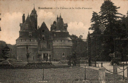 N°4462 W Cpa Rambures -le Château Et La Grille D'honneur- - Sonstige & Ohne Zuordnung