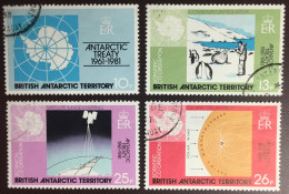British Antarctic Territory BAT 1981 Antarctic Treaty FU - Used Stamps