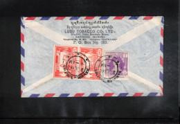 Burma 1960 Interesting Airmail Letter - Myanmar (Birma 1948-...)