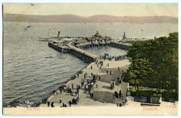 DUNOON - THE PIER / MUMBLES POSTMARK / ST LEONARDS ON SEA, ST SAVIOUR'S ROAD (ROMER) - Argyllshire