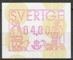 Schweden 1991 ATM  Mi-Nr.1 ** Postfrisch  ( B2946 ) - Machine Labels [ATM]