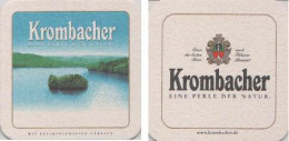 5000109 Bierdeckel Quadratisch - Krombacher - Perle Der Natur - Sous-bocks
