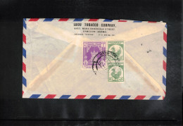 Burma Interesting Airmail Letter - Myanmar (Burma 1948-...)