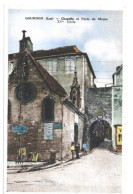 Carte Postale Ancienne: GOURDON: Chapelle Et Porte Du Majou. - Gourdon